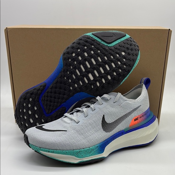 Men’s Nike ZoomX Invincible Run FK3 Blue/Grey HF4904-043 New With Box - Picture 1 of 6